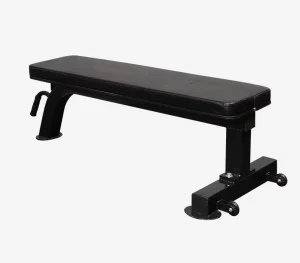 Custom Commercial Foldable Multipurpose Flat Bench for Home Gym and CrossFit