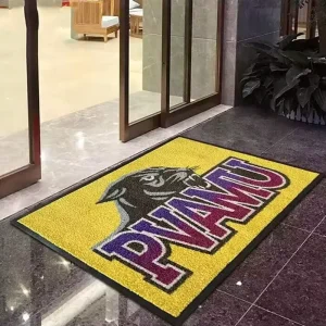 Custom Commercial Logo Nylon Rubber Non-Slip Entry Door Mat Washable Advertising Mat