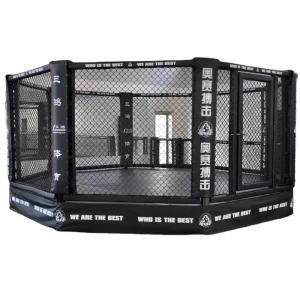 Custom Competition MMA Cage with Logo Printing and Multiple Color Options