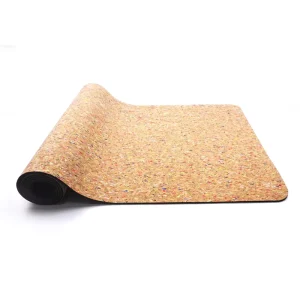 Custom Cork TPE Yoga Mat with Pattern 4mm 5mm