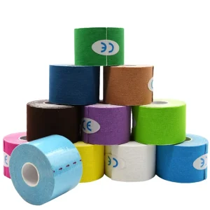 Custom Cotton Waterproof Kinesiology Tape for Muscle Support Sports Fitness & Medical Athletic Use