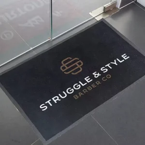 Custom Design Nylon Entrance Floor Mat with Anti-Slip Nitrile Rubber Backing