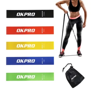 Custom Different Size Fitness Elastic Latex Exercise Loop Resistance Band Sets Rubber Workout Bands