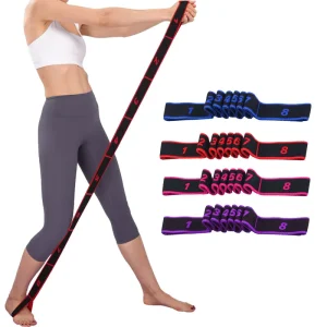 Custom Digital Multi-Segment Elastic Training Bands for Gym Workout, Dance, Yoga and Stretching