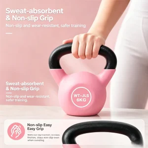 Custom Durable Neoprene Cast Iron Kettlebell Anti Slip for Strength Training Home Gym Guangdong Factory