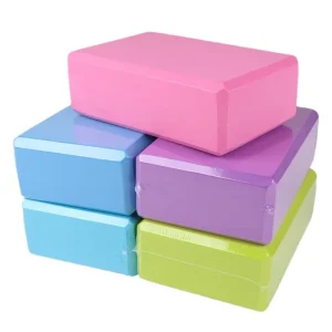 Custom EVA Yoga Blocks with Various Logo Patterns for Fitness Use