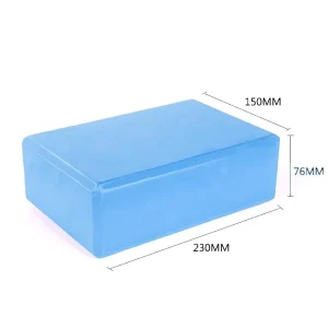 Custom Eco Friendly EVA Foam Yoga Blocks High Density Non Slip Beige with Logo Pilates Home Studio Workouts Universal Use