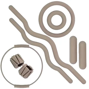 Custom Eco-Friendly Unisex Pilates Yoga Bar, Foldable Silicone Dumbbell, Adjustable Ankle Weights