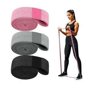 Custom Elastic Fabric Resistance Band for Stretching and Yoga Training