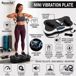 Custom Electric Full Body Vibration Plate Exercise Machine for Weight Loss Home Fitness Platform Oscillating
