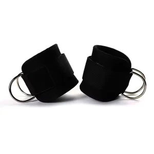 Custom Fitness Accessories Gym Adjustable Ankle Straps Buckle for Cable Machines Strength Workout Ankle Strap