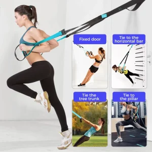 Custom Fitness Bodyweight Gym Suspension Trainer Adjustable Portable for Gym Use