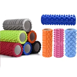 Custom Fitness Quality Muscle Relax Factory Price Grid Foam Roller EVA Yoga Exercise Massage Foam Roller