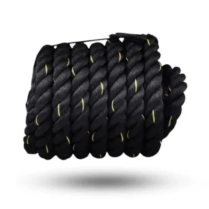 Custom Gym Fitness Braided Battle Rope 30ft Long with 25mm 38mm 50mm Diameter Durable Nylon Material