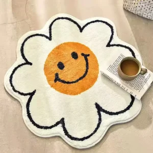 Custom Handmade Tufted Logo Carpets and Rugs, Anti-Skid Bathroom Kitchen Doormat, Personalized Size, Living Area Floor Decor Mat