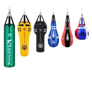 Custom Hanging Heavy Banana Sandbag Muay Thai Boxing Punching Bag