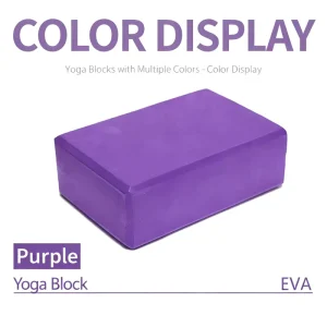 Custom High-Density EVA Foam Yoga Block, 23 x 15 x 7.5 cm, RoHS/REACH Certified