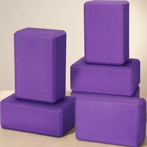 Custom High Density EVA Yoga Block Pilates Non Slip Yoga Brick Fitness Stretching Gym Exercise Support OEM ODM