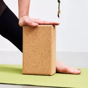 Custom High Density Yoga Block Sets Eco Friendly Organic Cork Blocks for Body Building Durable Exercise Function