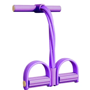 Custom Home Fitness Pedal Puller with Tension Straps Foot Pedals Yoga Tension Rope
