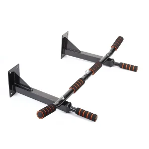 Custom Home Gym Wall-Mounted Pull-Up Bar Boxing Sandbag Hanging Rack Multi-Functional Iron Steel Horizontal Bar with Foam Handle