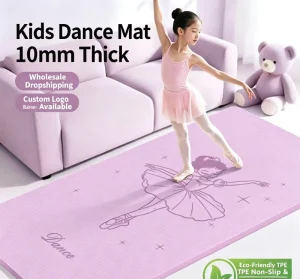 Custom Kids Non-Slip Dance Practice Mat for Yoga and Exercise