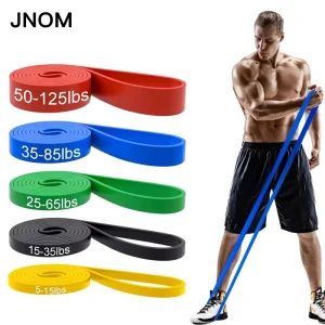Custom LOGO Exercise Stretching Bands Fitness Aid Pull up Bands Gym and Outdoor Training Latex Resistance Bands