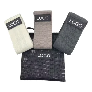 Custom Latex Hip Circle Exercise Yoga Workout Bands for Qlute Waist Trainer Sports Fitness Accessory Resistance Band
