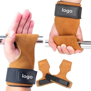 Custom Leather Gymnastics Hand Grips for Weightlifting and Pull-Ups