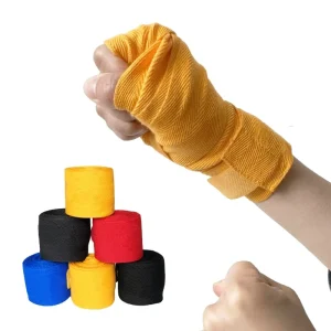 Custom-Length Boxing Hand Wraps for Gym and Weightlifting