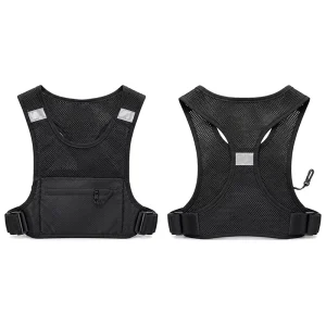 Custom Lightweight Outdoor Running Sports High-Visibility Reflective Vest for Men and Women, Low-Light Night Jogging and Cycling Safety