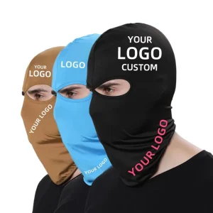 Custom Logo 2 Hole Balaclava Tactical Full Face Mask Dust Proof Lightweight for Men Women OEM