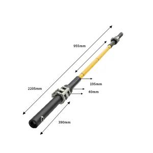 Custom Logo 2.2m Barbell Bar High Strength Weightlifting Bar for Commercial Gym Strength Training Equipment