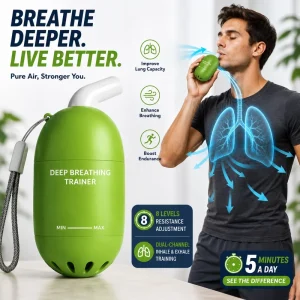 Custom Logo ABS Breath Training Device for Sports Performance