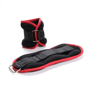 Custom Logo Adjustable Weight Lifting Silicone Fitness Bracelet Wearable Ankle and Wrist Weights for Strength Training