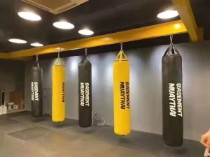 Custom Logo Boxing Equipment Heavy Punching Bag Leather-Filled Sandbag