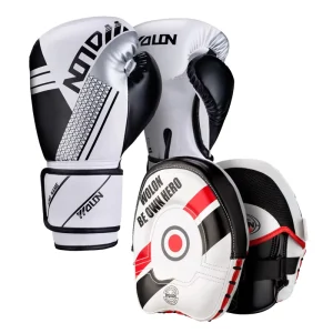 Custom Logo Boxing Pads and Gloves, PU Leather, 4oz-16oz, Multicolor
