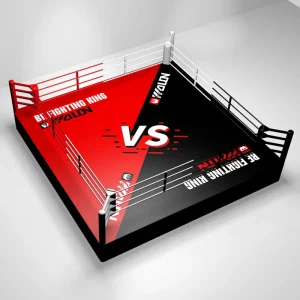 Custom Logo Boxing Ring with Steel and PVC Cover, 5x5m, for Boxing MMA Muay Thai