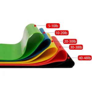 Custom Logo Color Mini Fitness Loop Bands Factory Supplied Latex Material for Home Workout and Gym Exercise