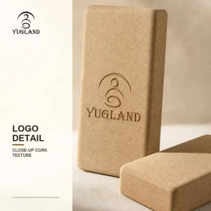 Custom Logo Cork Yoga Block, Eco-Friendly, High Density Exercise Prop for Corporate Gifts