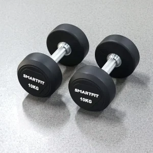 Custom Logo Free Weight PU-Coated Dumbbell Sets for Gym Fitness Training