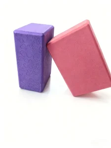 Custom Logo Gold High Density EVA Foam Yoga Block Non-Slip Yoga Brick for Exercise Dance Pilates