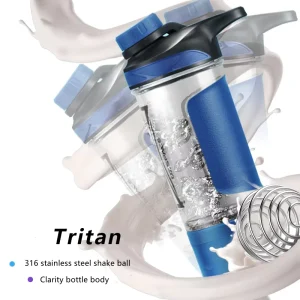 Custom Logo Gym Water Bottles Custom Plastic Protein Shaker Bottle For Fitness