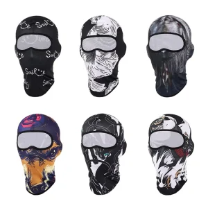 Custom Logo Ice Silk Balaclava Face Mask Animal Print Breathable Summer Outdoor Sports For Men Women