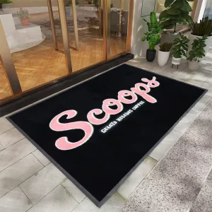 Custom Logo Large Outdoor Carpet Doormat for Business