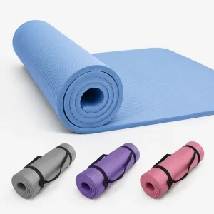 Custom Logo NBR Yoga Mat, 1830 x 610 mm, Thick Fitness Mat for Private Label
