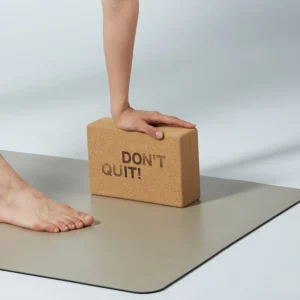 Custom Logo Natural High Density Cork Yoga Blocks 3*6*9 Inch Eco Friendly Fitness Pilates Training