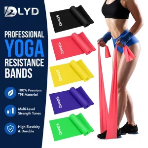 Custom Logo Natural Latex Lightweight Unisex Sports Tape for Fitness Pilates and Yoga