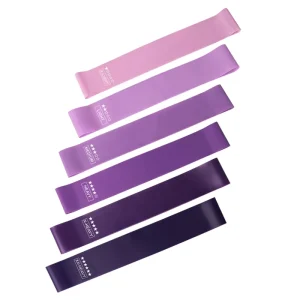 Custom Logo Natural Latex Resistance Bands for Pilates, Yoga, and Gym Workouts
