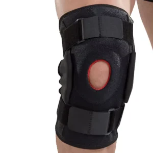 Custom Logo Neoprene Spring Basketball and Volleyball Open Patella Knee Support Brace